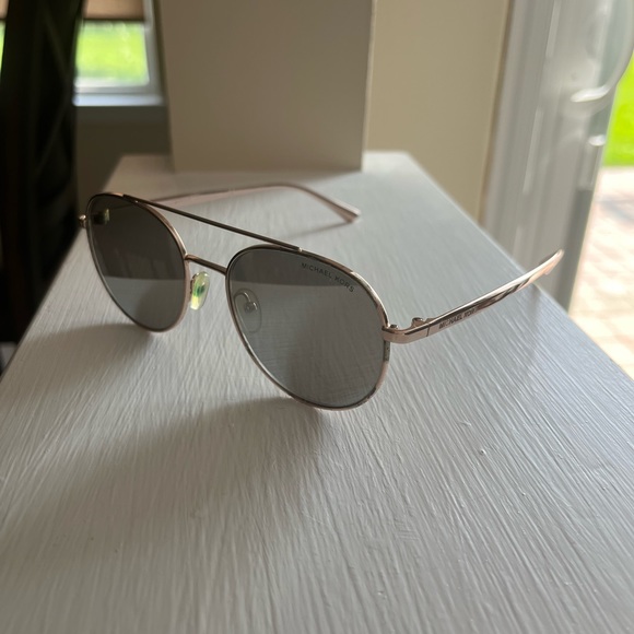 Michael Kors Rose Gold Mirrored Sunglasses - Picture 3 of 4